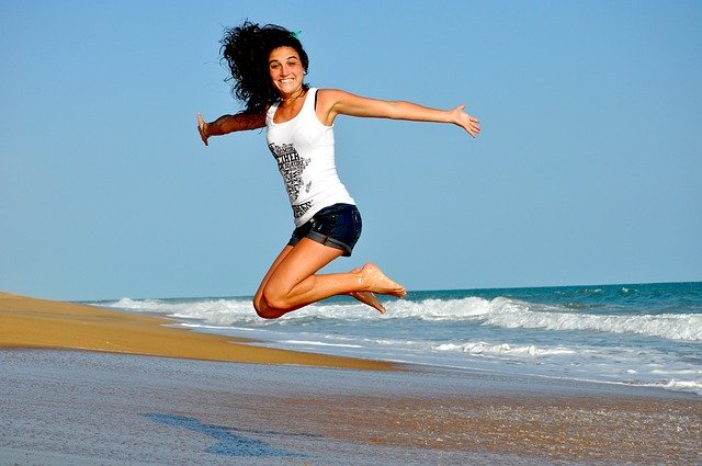 Girl by the beach